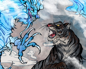 Миф о черном тигре. Глава вторая: тигр сражается с драконом